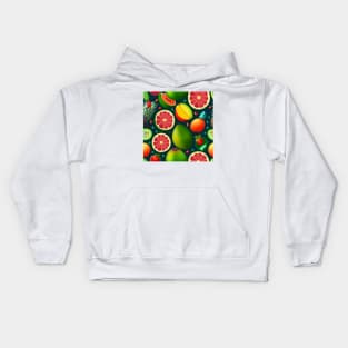 Strawberry Orange Kids Hoodie